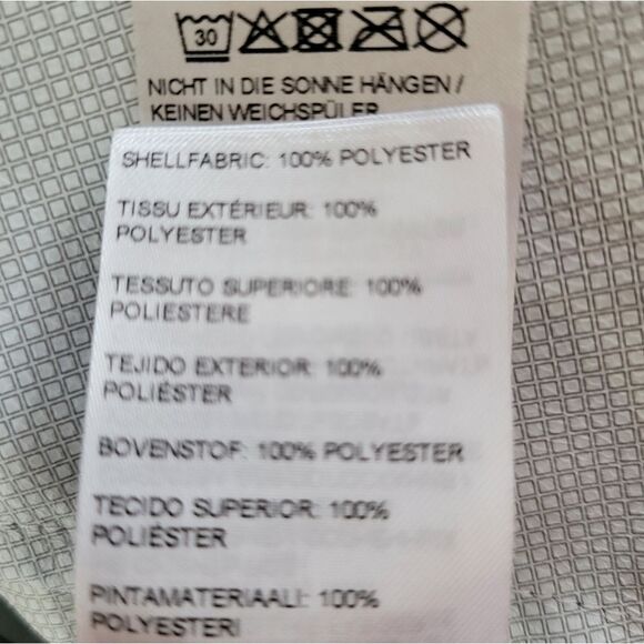 Your Turn Active Men's Blue Gray Hooded Performance Rain Jacket - Picture 13 of 15